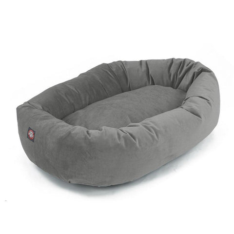 Majestic Pet Velvet Orthopedic Bagel Dog Bed – Plush Comfort – Made in USA Majestic Pet 
