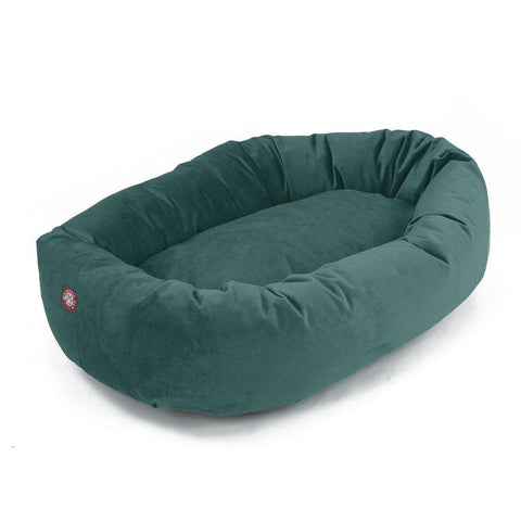 Villa Plush Micro-Velvet Dog Bed – Cozy Pet Lounger | Made in USA Majestic Pet 