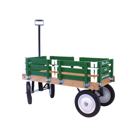 Handcrafted Kids Wagon 36 Inch Bed – Durable Hardwood & Steel Frame – Berlin Flyer F310 | Made in USA Amish Toy Box  Scooters and Wagons