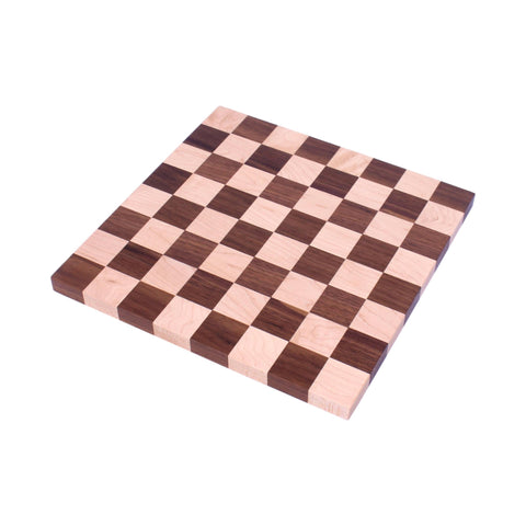 18 Inch Handmade Maple and Walnut Chess Board – Amish Crafted Wooden Game Surface | Made in USA Amish Toy Box  Game
