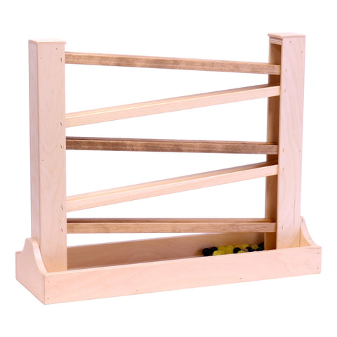 Amish Heirloom Wooden Marble Roller Toy – Classic Action Playset – Child Safe Finish | Handcrafted in USA Amish Toy Box  Marble and Ball Rollers