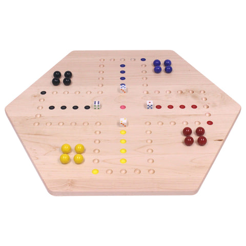 Handcrafted Aggravation Marble Board Game – Double-Sided Classic Family Fun | Made in USA Amish Toy Box  Wooden Toys,Games and Puzzles