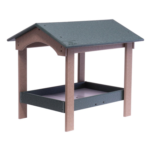 20 Inch Ground Wildlife Feeder – Durable Poly Lumber Seed Tray – Amish Made | Made in USA Amish Toy Box  Bird Feeder