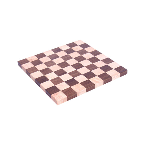 18 Inch Handmade Maple and Walnut Chess Board – Amish Crafted Wooden Game Surface | Made in USA Amish Toy Box  Game