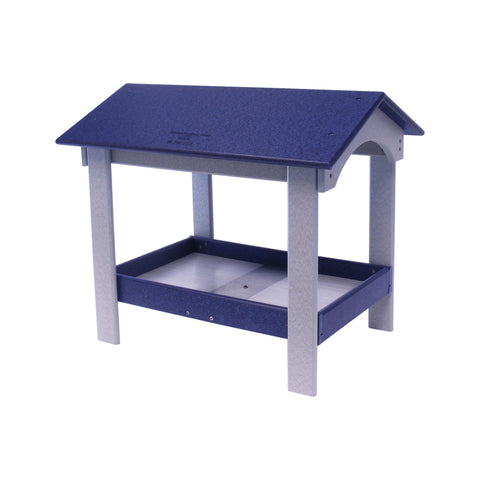 20 Inch Ground Wildlife Feeder – Durable Poly Lumber Seed Tray – Amish Made | Made in USA Amish Toy Box  Bird Feeder