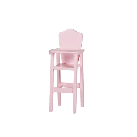 Amish Crafted Wooden Doll High Chair 8x10x23 Inch Solid Pine Toy – Rebekah's Collection | Made in USA Amish Toy Box  Doll Furniture