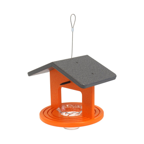 Hanging Round Oriole Jelly and Orange Bird Feeder – Eco-Friendly Poly Lumber | Made in USA Amish Toy Box  Lawn & Patio