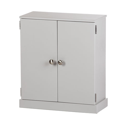 Amish Handcrafted Doll Wardrobe – Solid Poplar Wood Storage Cabinet with Shelves | Made in USA Amish Toy Box  Doll Furniture