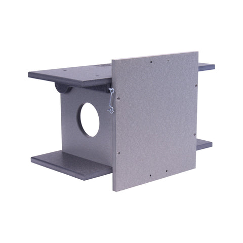 Amish Crafted Poly Lumber Squirrel Feeder – Eco-Friendly Wildlife Corn House | Made in USA Amish Toy Box  Squirrel Feeder