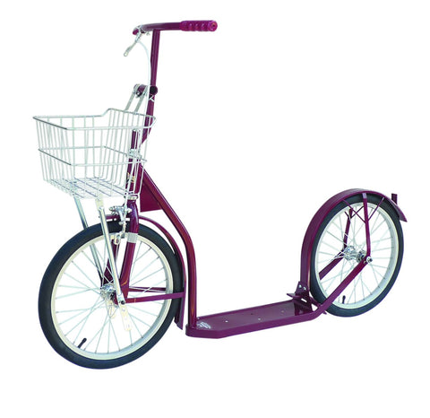 Deluxe Amish-Made Kick Scooter with 16 Inch Wheels – Big Kid Size – Steel Frame | Made in USA Amish Toy Box  Sports