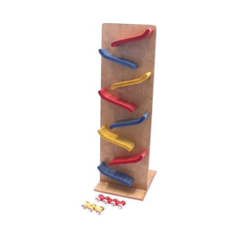 Amish-Made Wooden Train Roller Track – Non-Toxic Finish – Durable Kids Toy | Made in USA Amish Toy Box  Toy