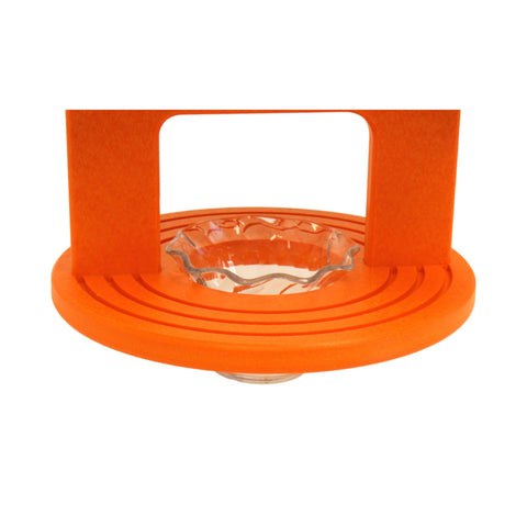 Hanging Round Oriole Jelly and Orange Bird Feeder – Eco-Friendly Poly Lumber | Made in USA Amish Toy Box  Lawn & Patio