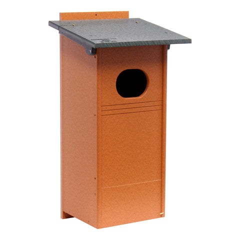 Wood Duck Nesting Box – UV-Resistant Poly Lumber Bird House | Handmade in USA Amish Toy Box  Bird House