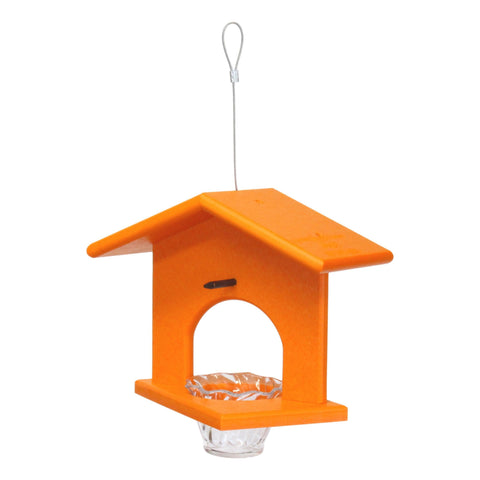 Eco-Friendly Hanging Oriole Bird Feeder with Jelly Dish and Orange Pegs 10 Inch – Amish Crafted | Made in USA Amish Toy Box  Bird Feeder