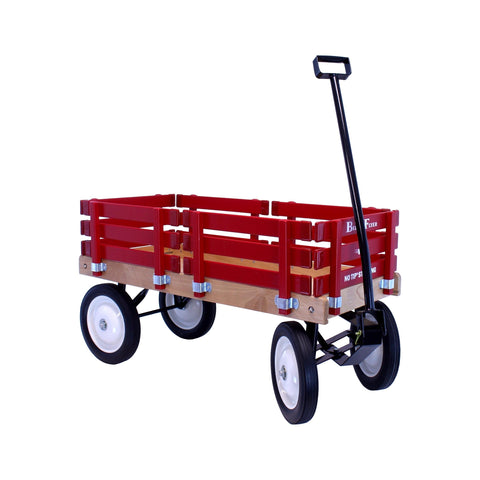 Handcrafted Kids Wagon 36 Inch Bed – Durable Hardwood & Steel Frame – Berlin Flyer F310 | Made in USA Amish Toy Box  Scooters and Wagons
