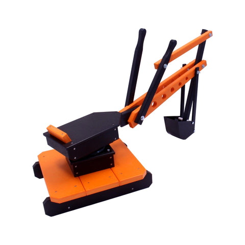 Outdoor Sand Digger Excavator Toy With 360° Swivel Seat – Durable Poly Lumber Ride-On | Made in USA Amish Toy Box  Toy