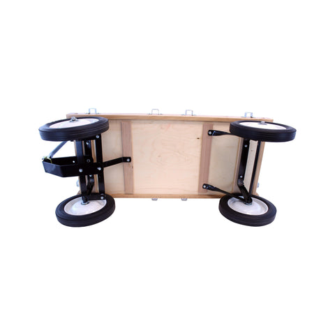 Handcrafted Kids Wagon 36 Inch Bed – Durable Hardwood & Steel Frame – Berlin Flyer F310 | Made in USA Amish Toy Box  Scooters and Wagons