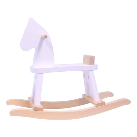 Handcrafted Wooden Toddler Rocking Horse 26 Inch – Solid Pine Child-Safe Finish | Amish-Made USA Amish Toy Box  Wooden Toy