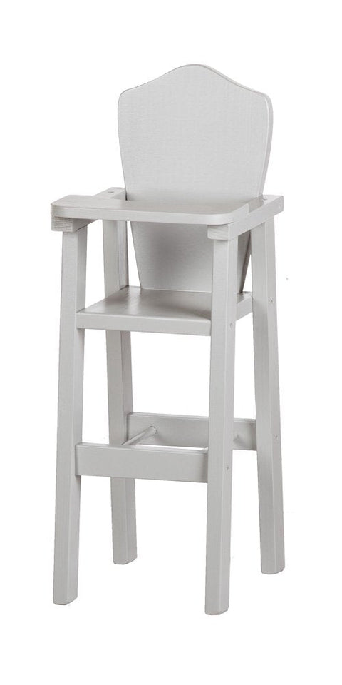 Amish Crafted Wooden Doll High Chair 8x10x23 Inch Solid Pine Toy – Rebekah's Collection | Made in USA Amish Toy Box  Doll Furniture