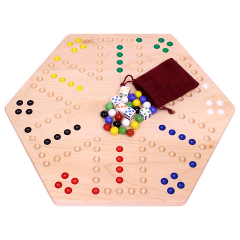 Handcrafted Aggravation Marble Board Game – Double-Sided Classic Family Fun | Made in USA Amish Toy Box  Wooden Toys,Games and Puzzles