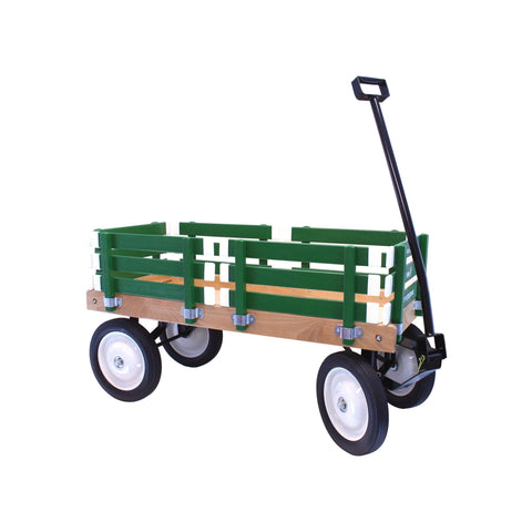 Handcrafted Kids Wagon 36 Inch Bed – Durable Hardwood & Steel Frame – Berlin Flyer F310 | Made in USA Amish Toy Box  Scooters and Wagons