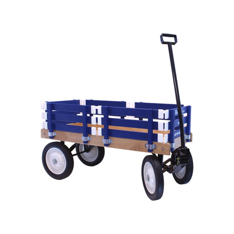 Handcrafted Kids Wagon 36 Inch Bed – Durable Hardwood & Steel Frame – Berlin Flyer F310 | Made in USA Amish Toy Box  Scooters and Wagons