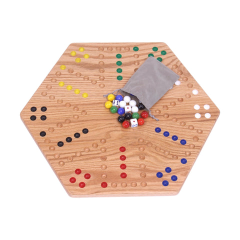 Handcrafted Aggravation Marble Board Game – Double-Sided Classic Family Fun | Made in USA Amish Toy Box  Wooden Toys,Games and Puzzles