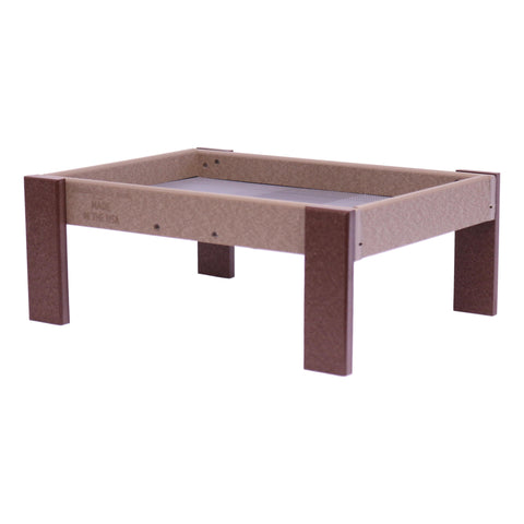Amish-Made Wildlife Ground Feeder – Eco-Friendly Tray Bird Feeder | Made in USA Amish Toy Box  Bird Feeder