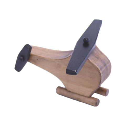 Handcrafted Wooden Helicopter Toy – Spinning Rotors | Child-Safe Finish | Made in USA Amish Toy Box  Toy