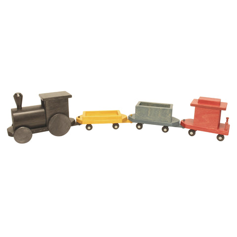 40 Inch Handcrafted Wooden Toy Train Set – Kid-Safe Finish – AmishMade Lapps Toys | Made in USA Amish Toy Box  Wooden Toys