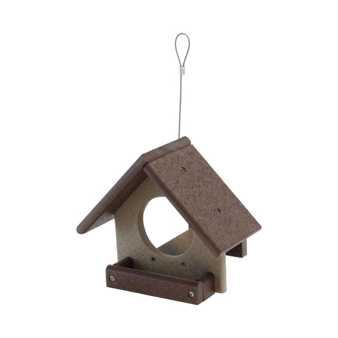Amish-Made Peanut Butter Bird Feeder 8x7 Inch – Poly Lumber Durable Feeder for Woodpeckers | Made in USA Amish Toy Box  Bird Feeder