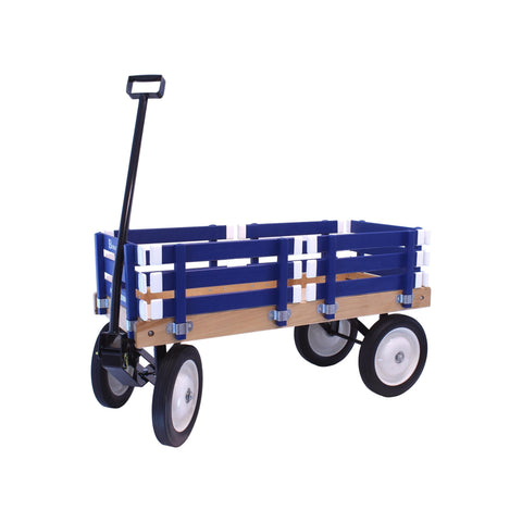 Handcrafted Kids Wagon 36 Inch Bed – Durable Hardwood & Steel Frame – Berlin Flyer F310 | Made in USA Amish Toy Box  Scooters and Wagons