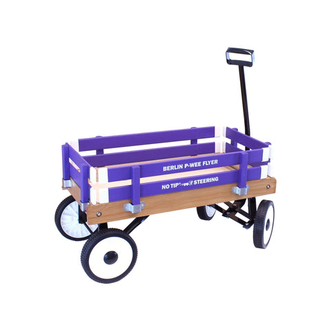 Amish Handcrafted Berlin P-Wee Wagon – Child-Sized Solid Hardwood Toy Wagon with Steel Frame | Made in USA Amish Toy Box  Wagon