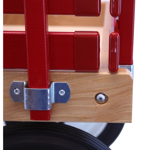 Handcrafted Kids Wagon 36 Inch Bed – Durable Hardwood & Steel Frame – Berlin Flyer F310 | Made in USA Amish Toy Box  Scooters and Wagons
