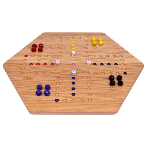 Handcrafted Aggravation Marble Board Game – Double-Sided Classic Family Fun | Made in USA Amish Toy Box  Wooden Toys,Games and Puzzles