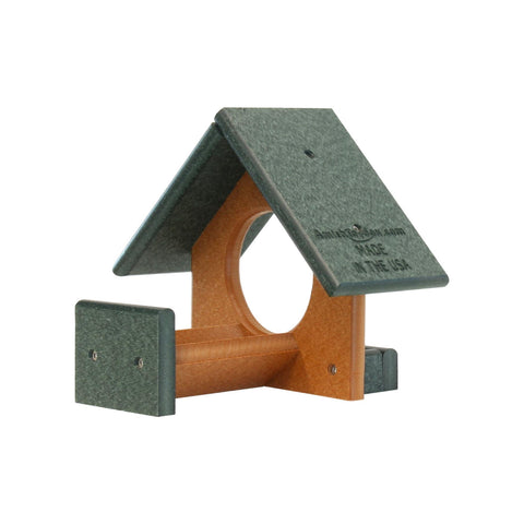 Amish-Made Peanut Butter Bird Feeder 8x7 Inch – Poly Lumber Durable Feeder for Woodpeckers | Made in USA Amish Toy Box  Bird Feeder