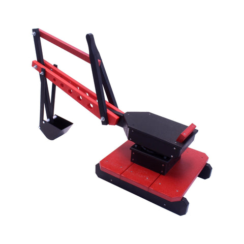 Outdoor Sand Digger Excavator Toy With 360° Swivel Seat – Durable Poly Lumber Ride-On | Made in USA Amish Toy Box  Toy
