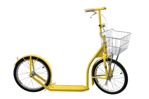 Deluxe Amish-Made Kick Scooter with 16 Inch Wheels – Big Kid Size – Steel Frame | Made in USA Amish Toy Box  Sports