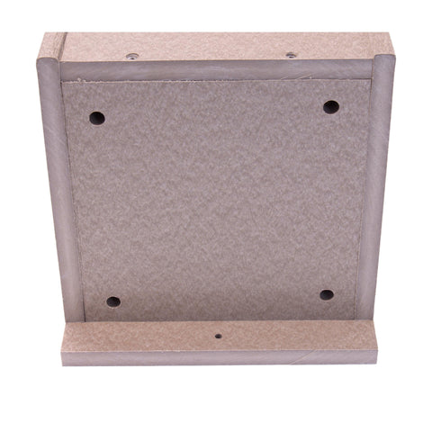 Flicker Birdhouse Nesting Box 8x8x24 Inch – Eco-Friendly Poly Lumber with Ventilation | Made in USA Amish Toy Box 