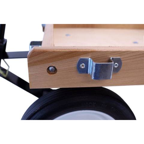 Handcrafted Kids Wagon 36 Inch Bed – Durable Hardwood & Steel Frame – Berlin Flyer F310 | Made in USA Amish Toy Box  Scooters and Wagons