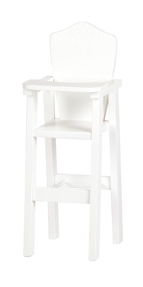 Amish Crafted Wooden Doll High Chair 8x10x23 Inch Solid Pine Toy – Rebekah's Collection | Made in USA Amish Toy Box  Doll Furniture