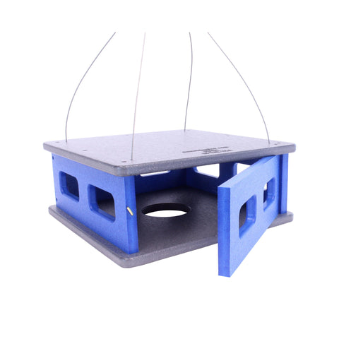 Amish-Made Bluebird Mealworm Feeder – Eco-Friendly Hanging Birdhouse | Made in USA Amish Toy Box  Lawn & Patio