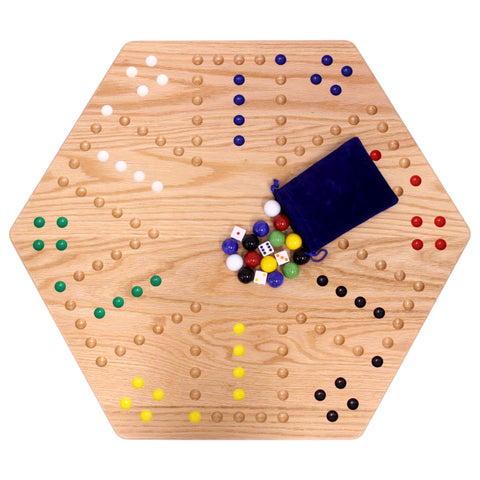 Handcrafted Aggravation Marble Board Game – Double-Sided Classic Family Fun | Made in USA Amish Toy Box  Wooden Toys,Games and Puzzles