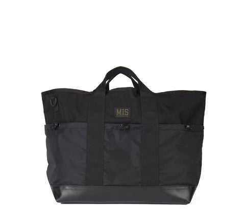 Multi Pocket Black Tote Bag – Durable Shopper Tote – Made in USA MIS  Tote Bag