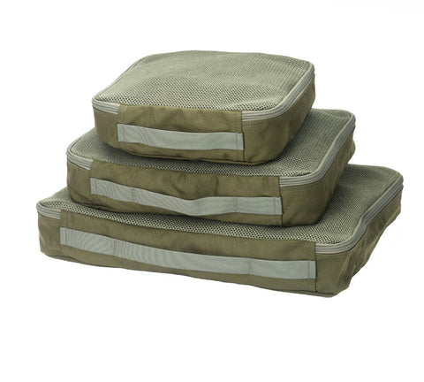 Olive Drab Organizer Set – Durable 1000D Cordura Nylon Storage | Made in USA MIS  Packing Organizer