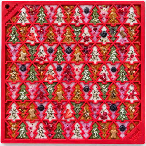 Tree Design Enrichment Lick Mat for Dogs – Slow Feeder Toy | Made in USA SodaPup  EMAT