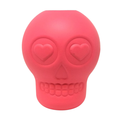 Sugar Skull Dog Chew Toy – Durable Treat Dispenser – Made in USA SodaPup  Rubber Dog Toys