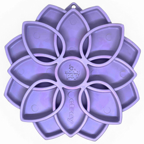 Mandala Slow Feeder Dog Bowl – Soft Silicone ETray With Suction Cups | Made in USA SodaPup  ETRAY