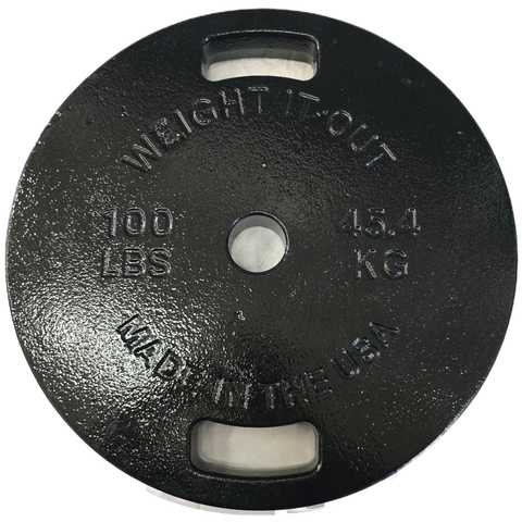 Cast Iron Precision Weight Plate Pairs – Durable Gym Plates | Made in USA Weight It Out 