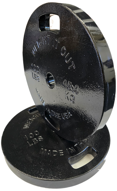 Cast Iron Precision Weight Plate Pairs – Durable Gym Plates | Made in USA Weight It Out 